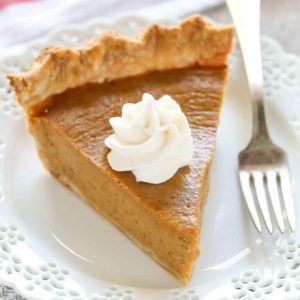 pumpkin pie photo inserted into pumpkin pie recipe