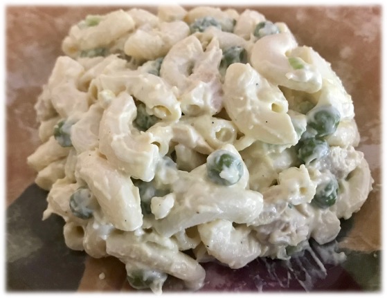 Macaroni Salad with Flaked Tuna